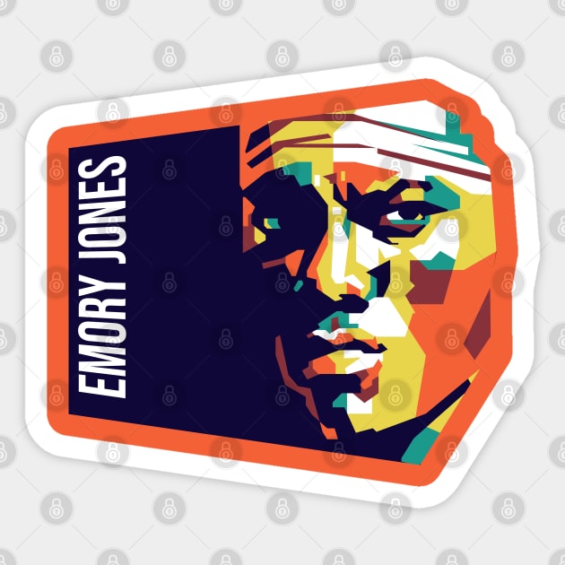 Emory Jones On WPAP style Sticker by pentaShop